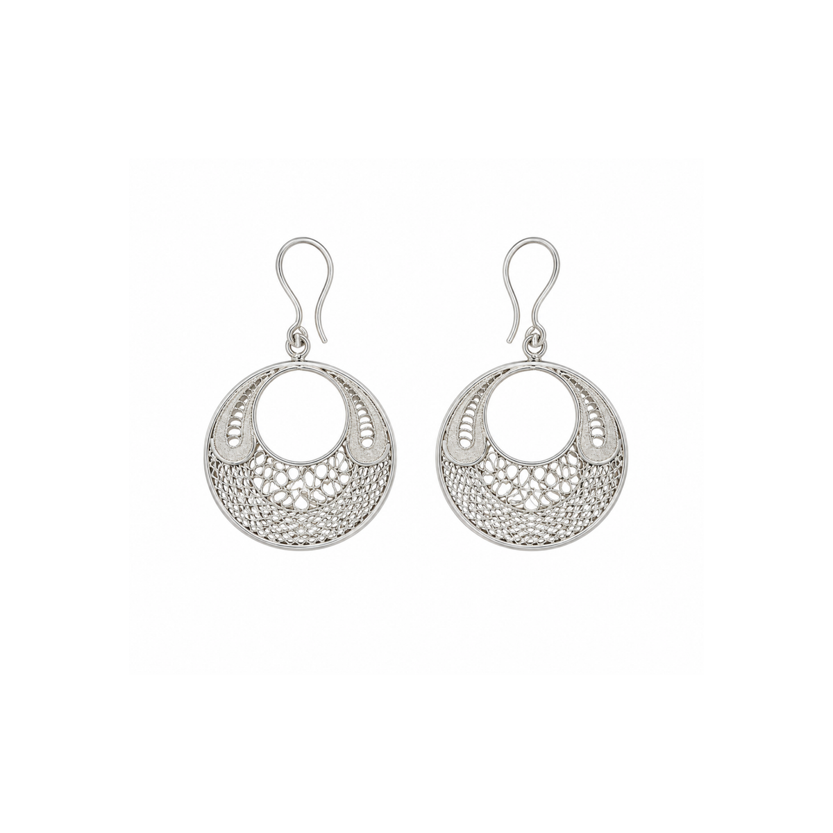 ARETES CÍRCULOS FILIGRANA