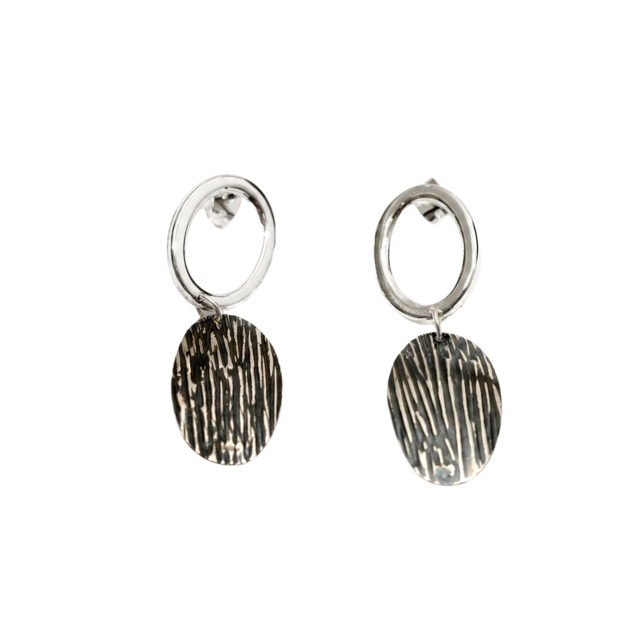 ARETES DOBLE ÓVALO