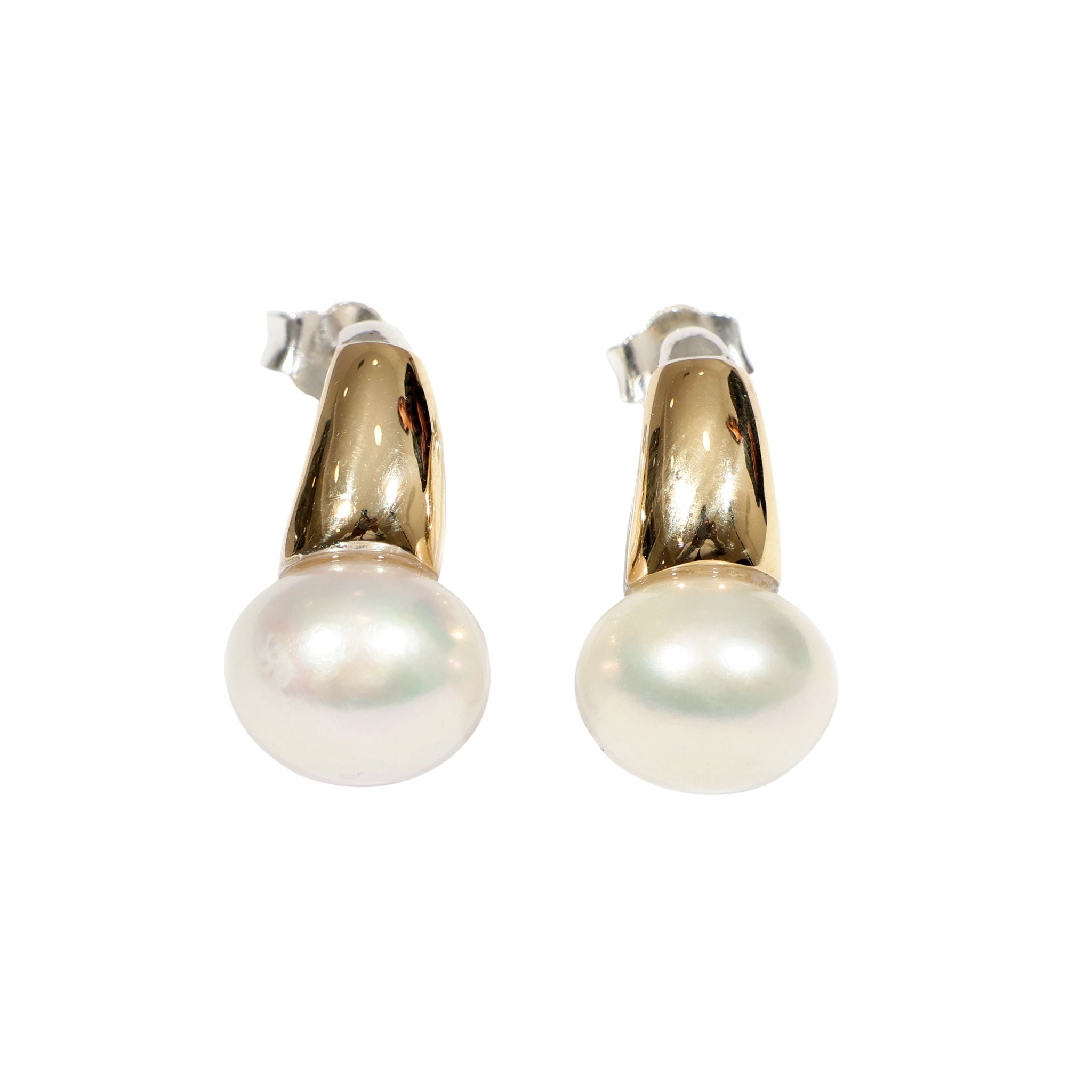 ARETES GARRA PLATA Y ORO