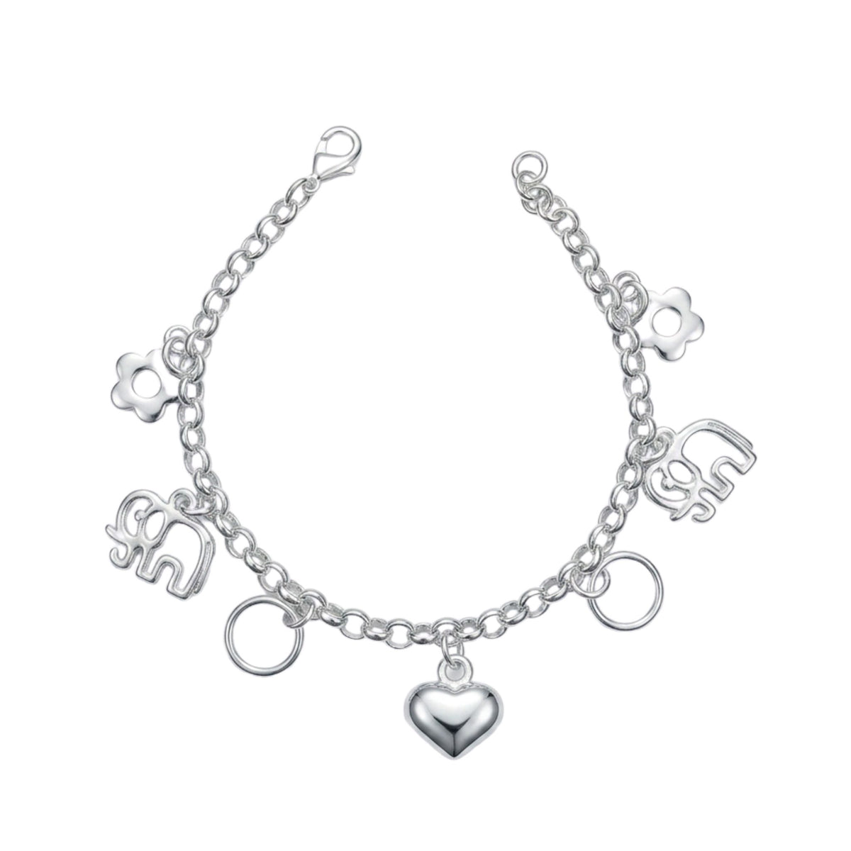 PULSERA DE LA SUERTE BAÑO DE PLATA