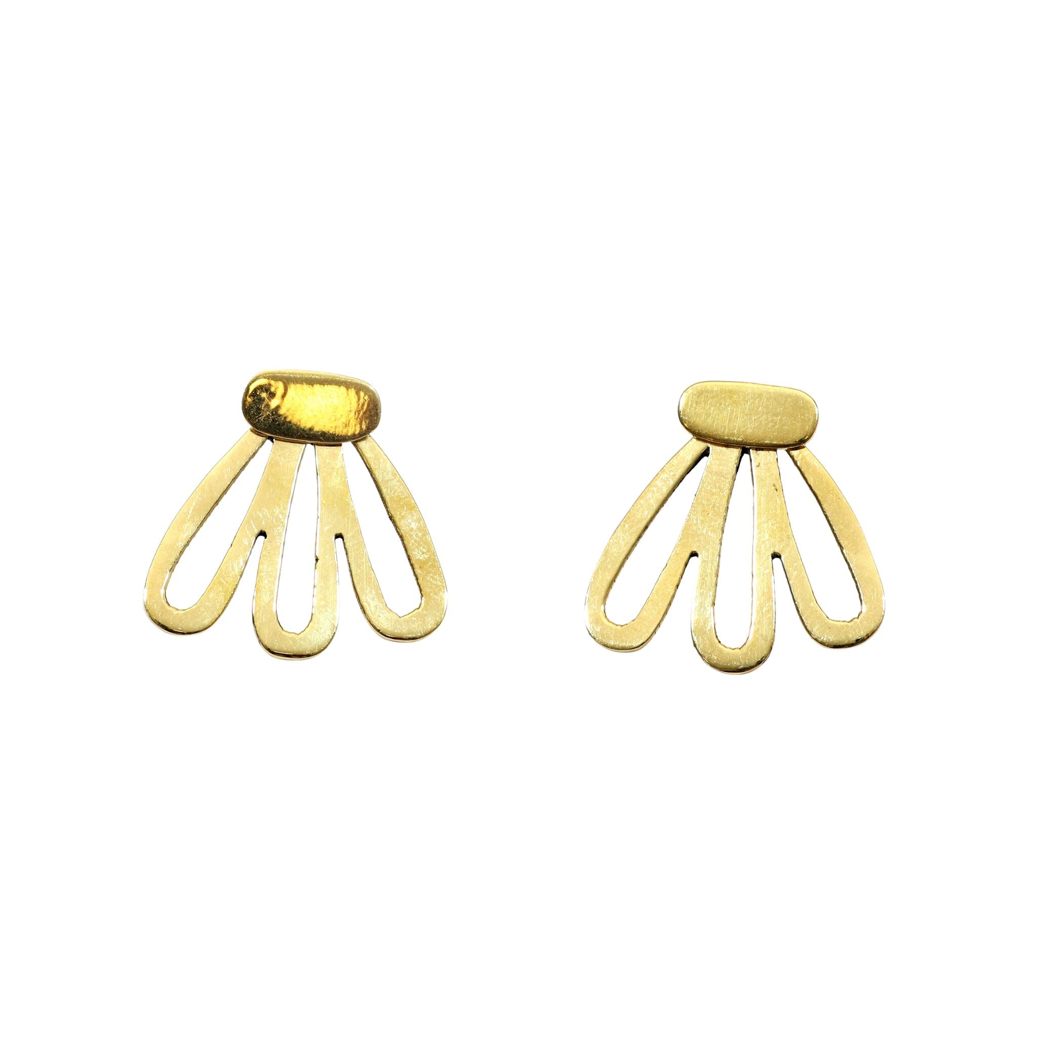 ARETES FLOR MEXICANA LATÓN