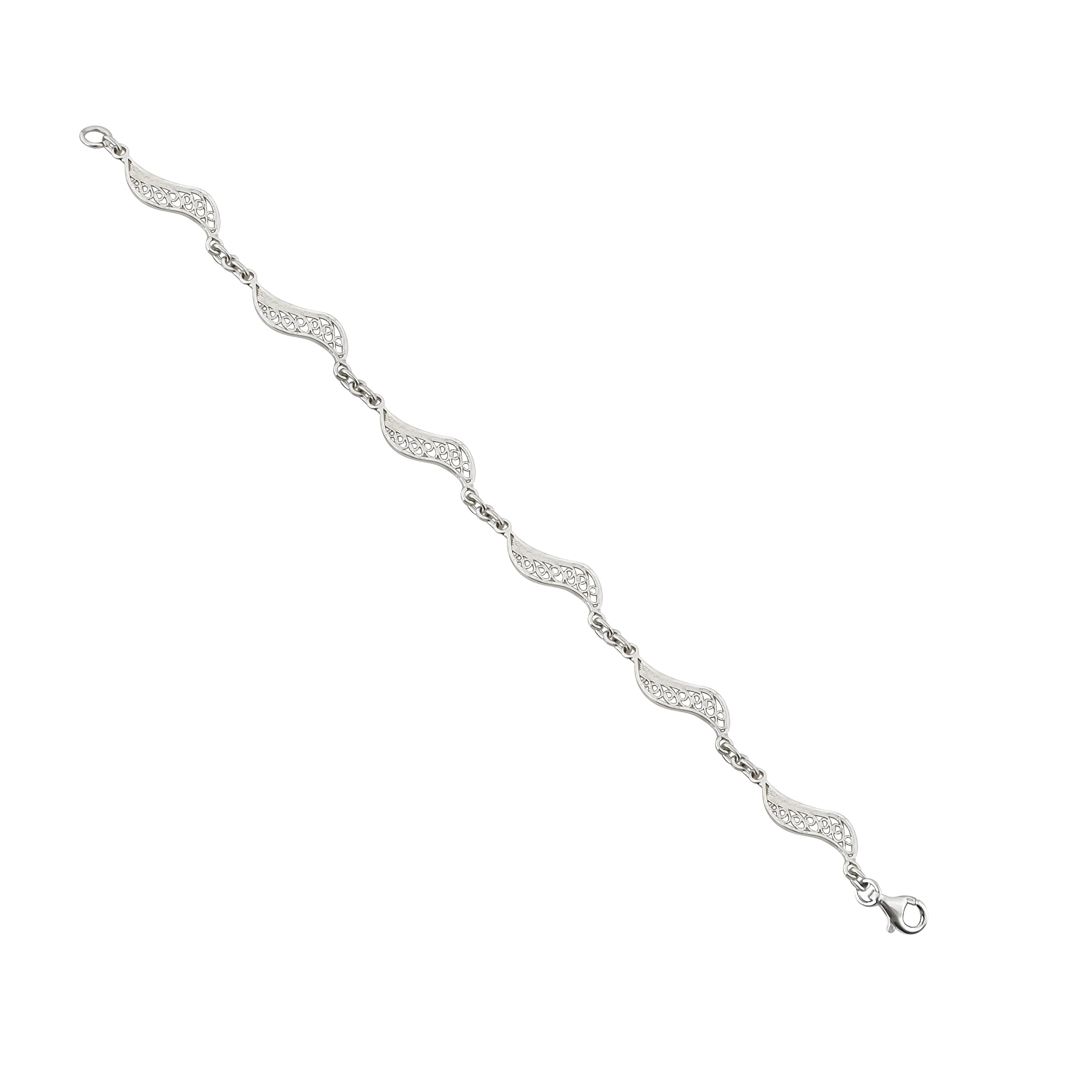 PULSERA CURVAS FILIGRANA