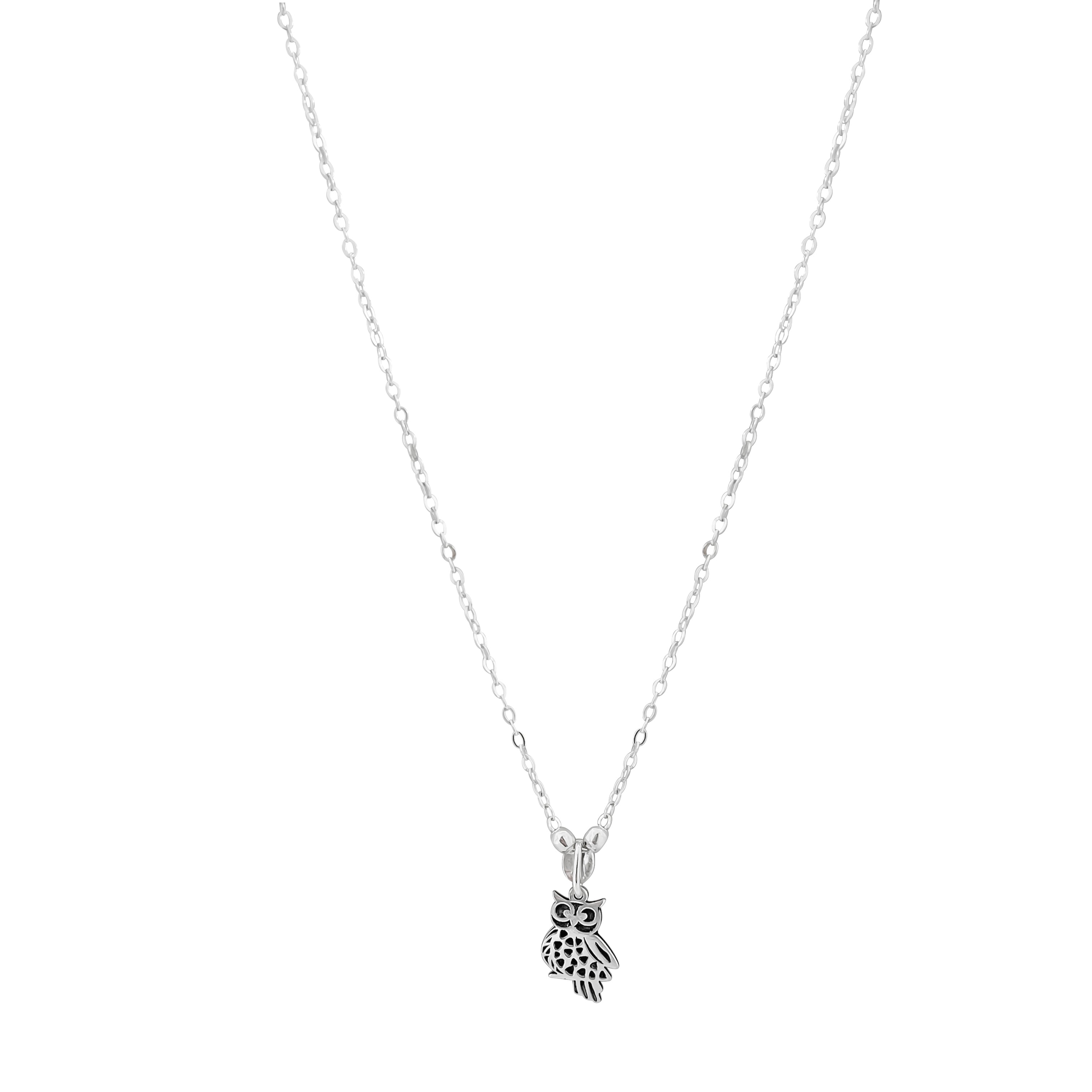 CADENA CON DIJE LECHUZA