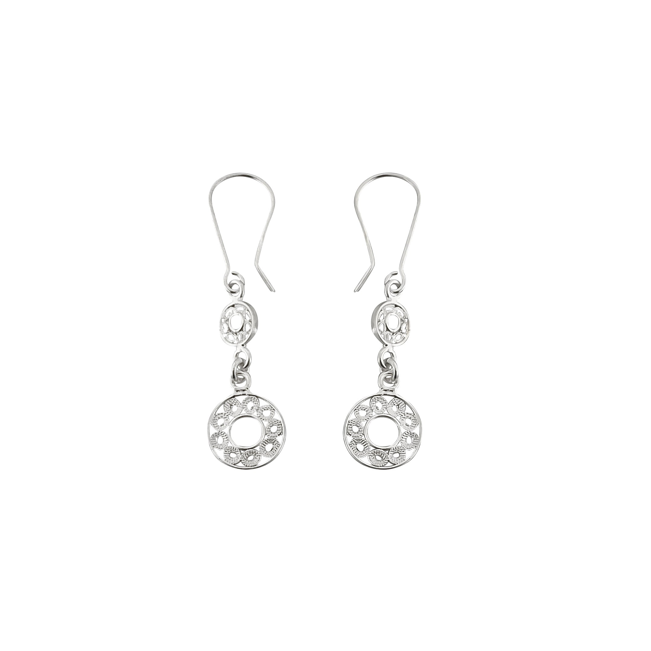 ARETES DESNIVEL FILIGRANA