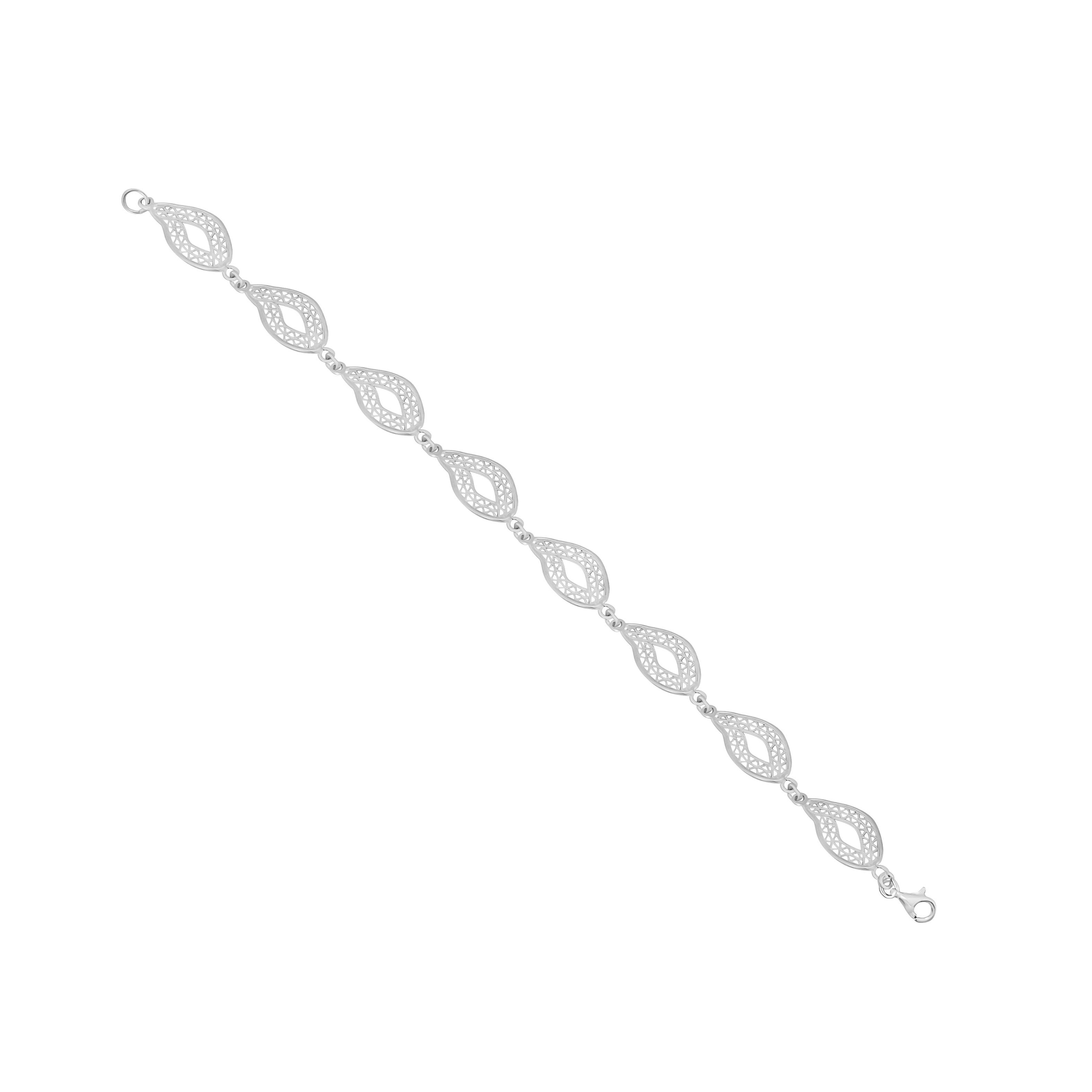 PULSERA HOJITAS FILIGRANA
