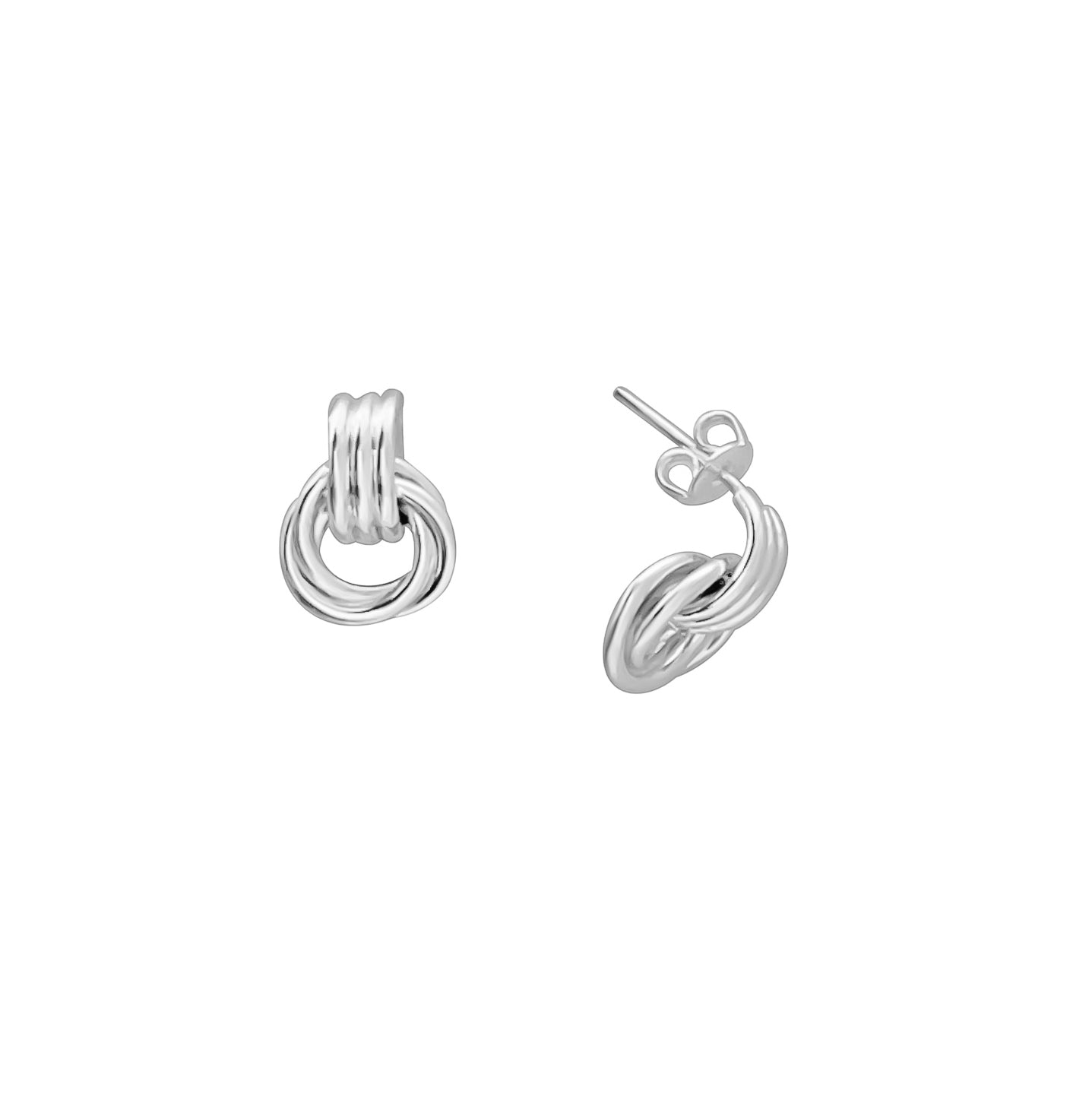 ARETES ARGOLLITAS CRUZADAS