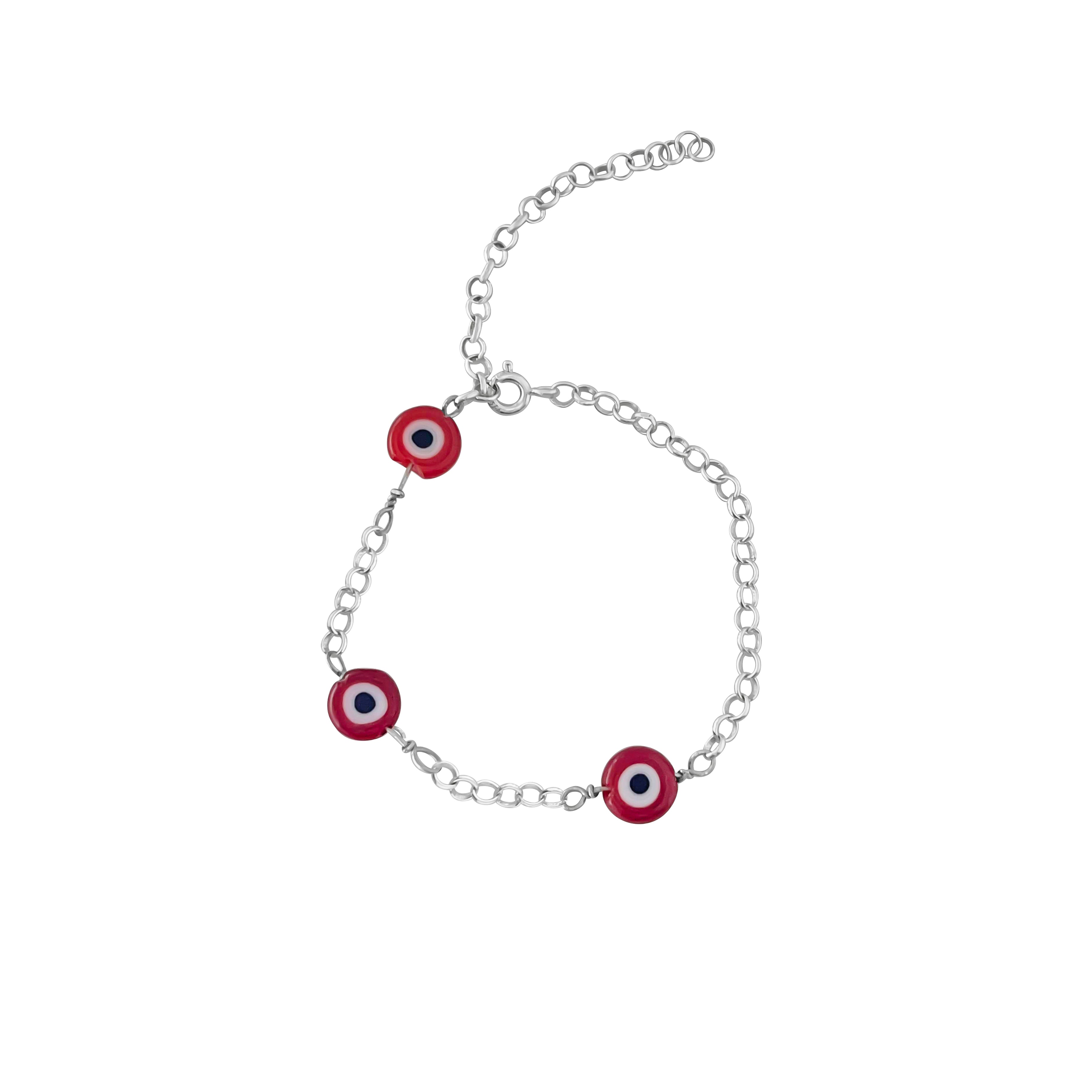 PULSERA OJITOS ROJO