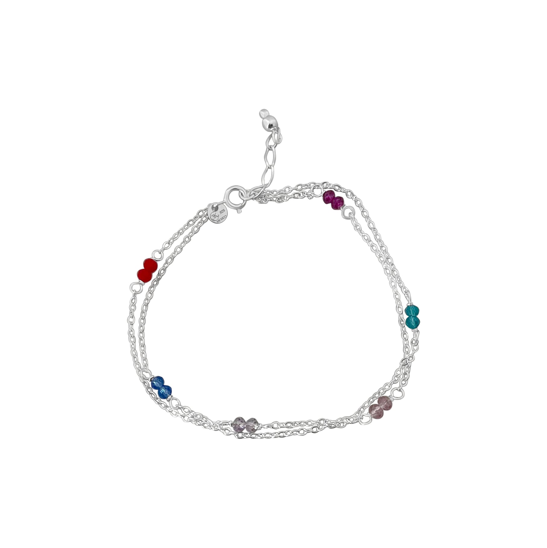 PULSERA DOBLE CON CIRCONES