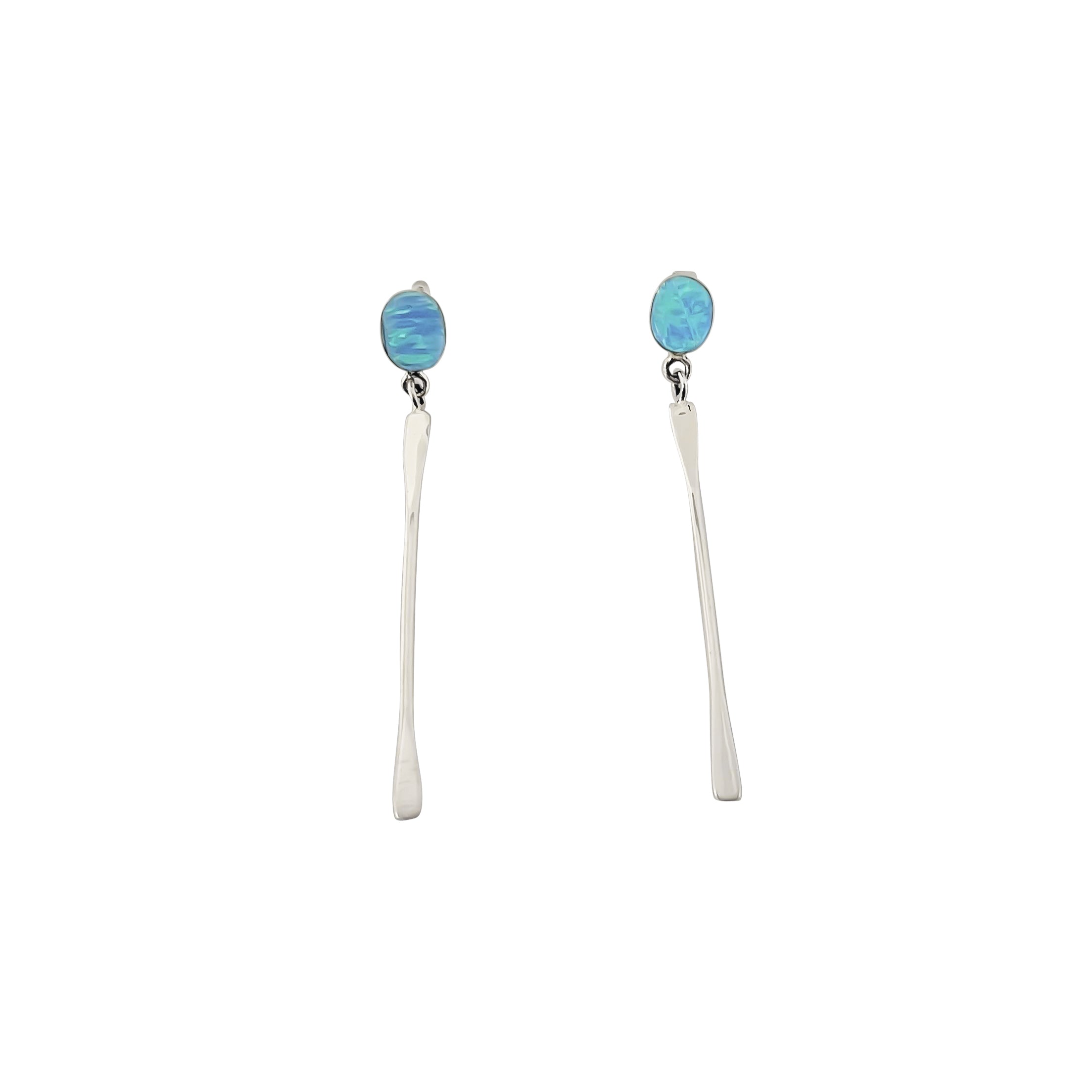 ARETES OVALO COLGANTE