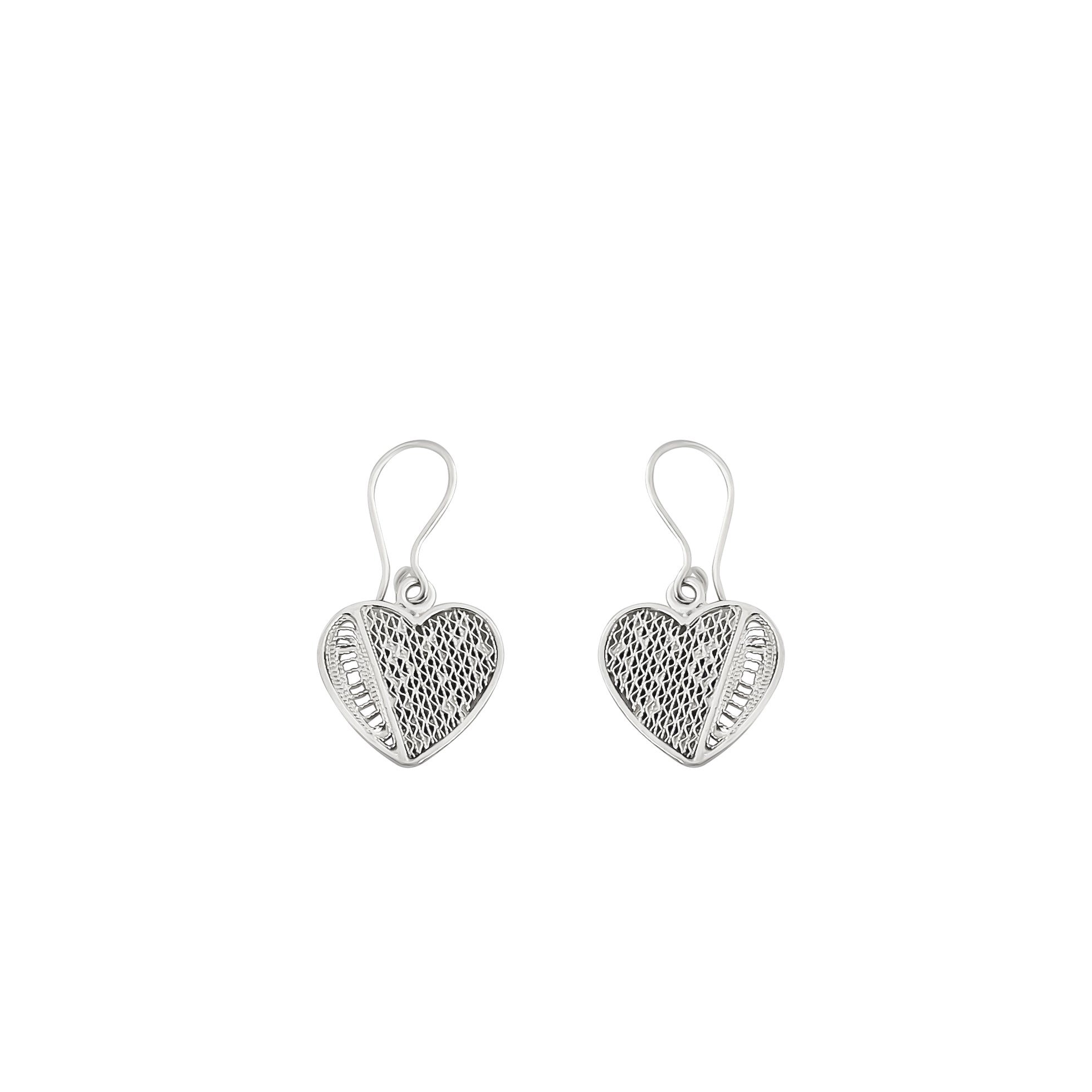 ARETES CORAZÓN FILIGRANA