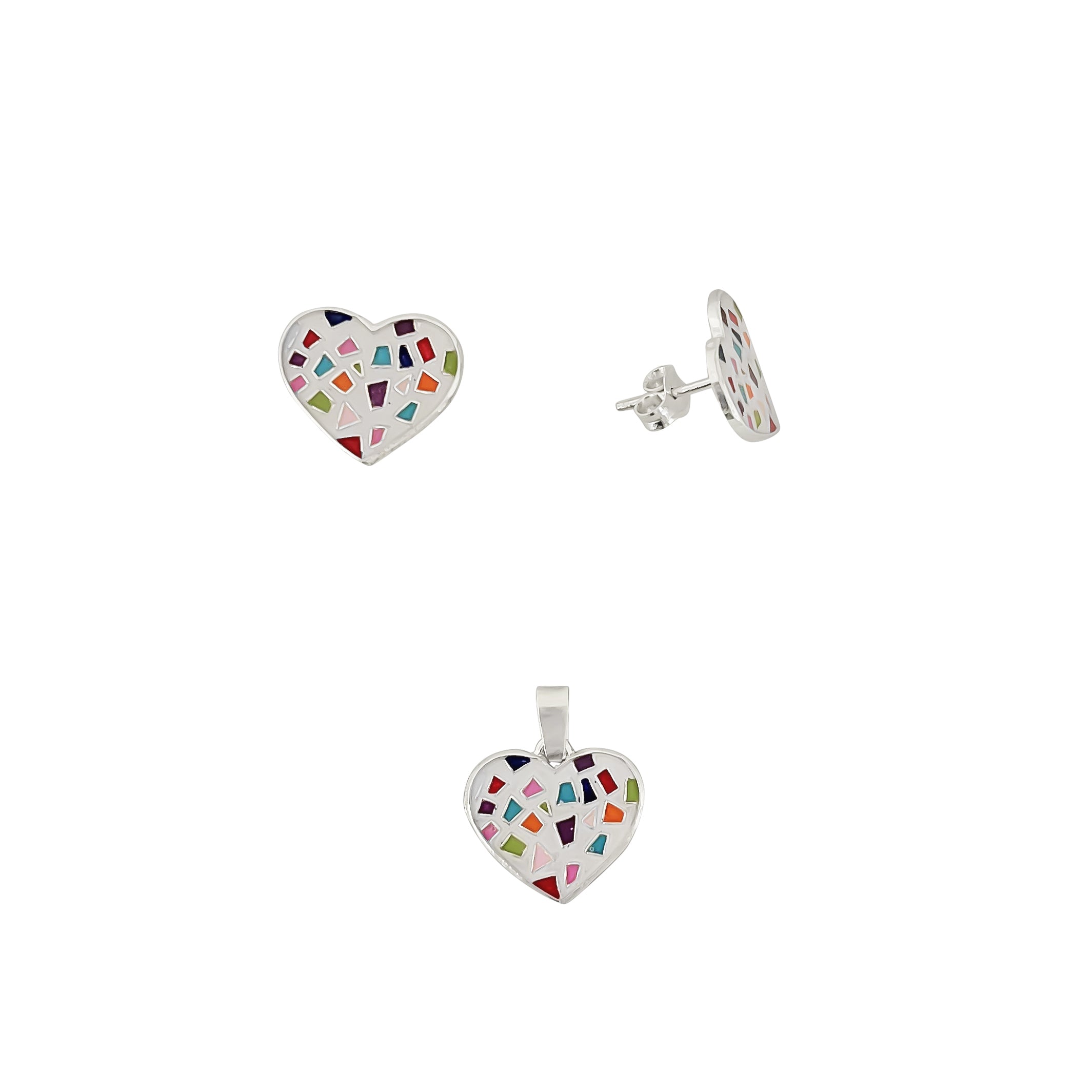 JUEGO CORAZÓN MOSAICO