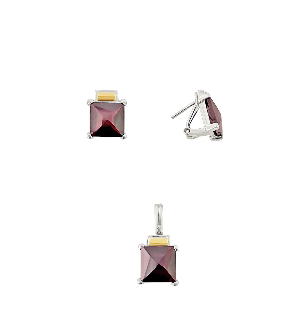 JUEGO CUADRO PLATA Y ORO