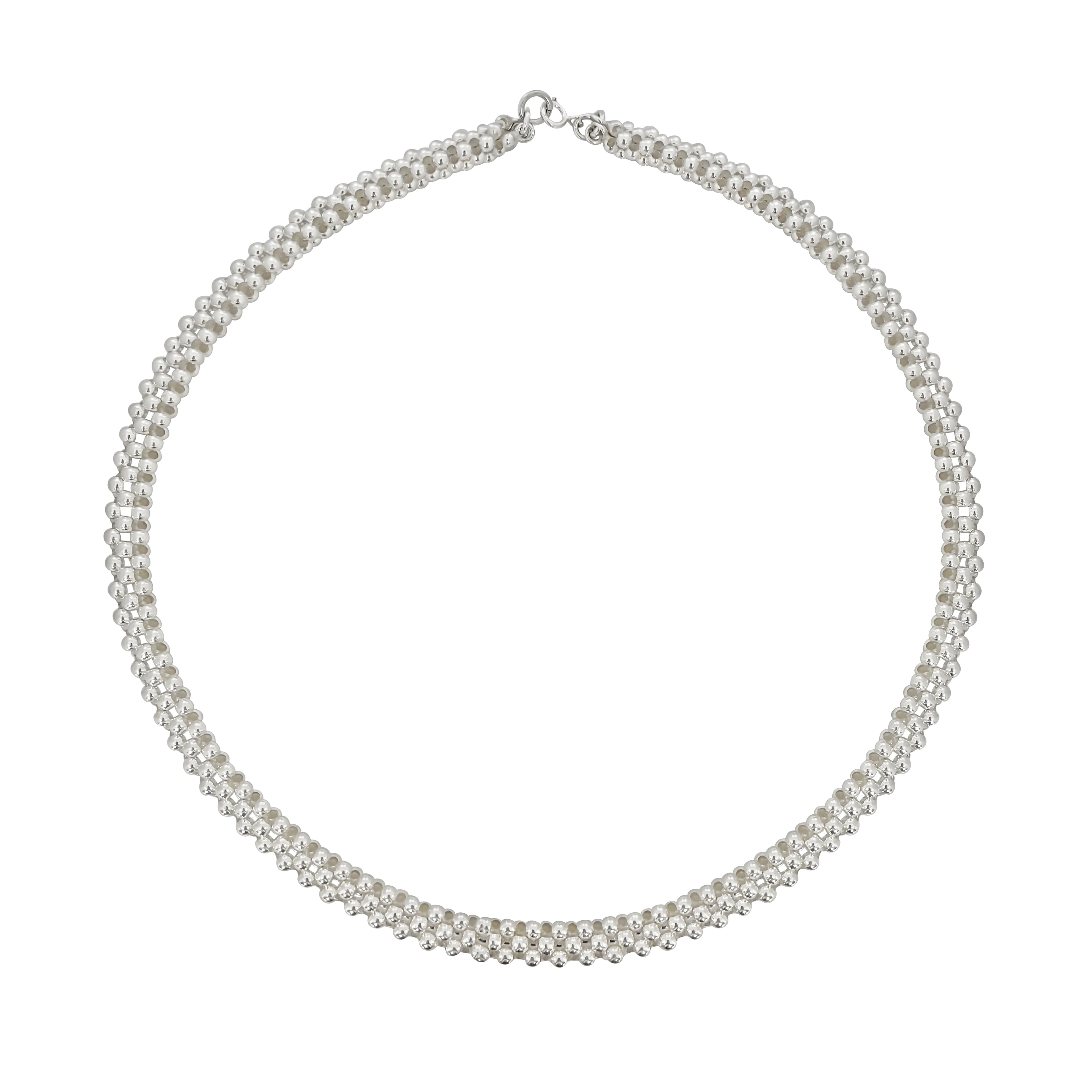 COLLAR BOLITAS TEJIDAS