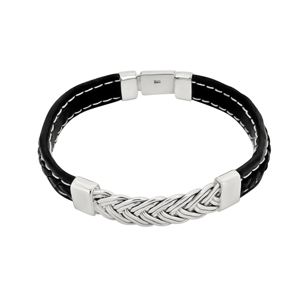BRAZALETE CON TRENZA