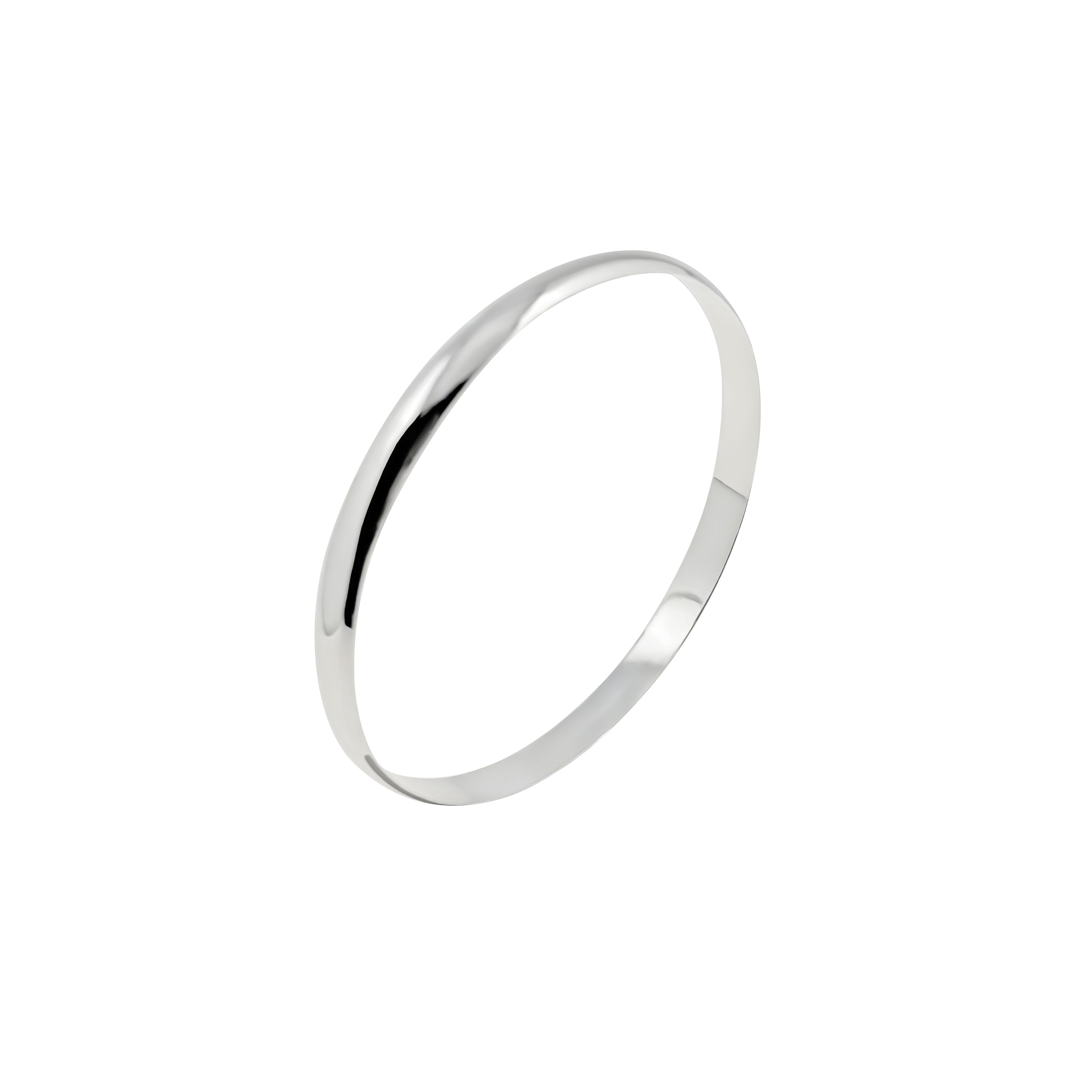 BRAZALETE CÓNCAVO BAÑO DE PLATA