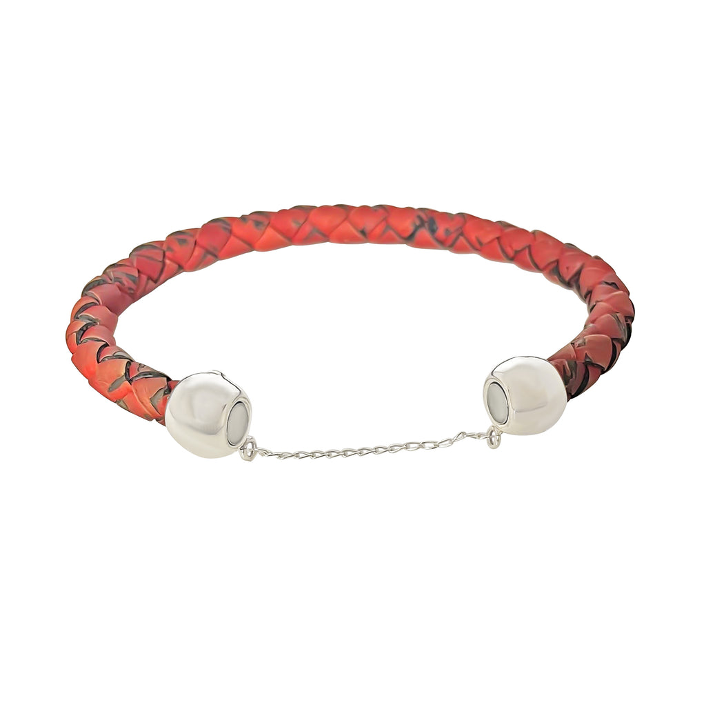 PULSERA CUERO E IMÁN