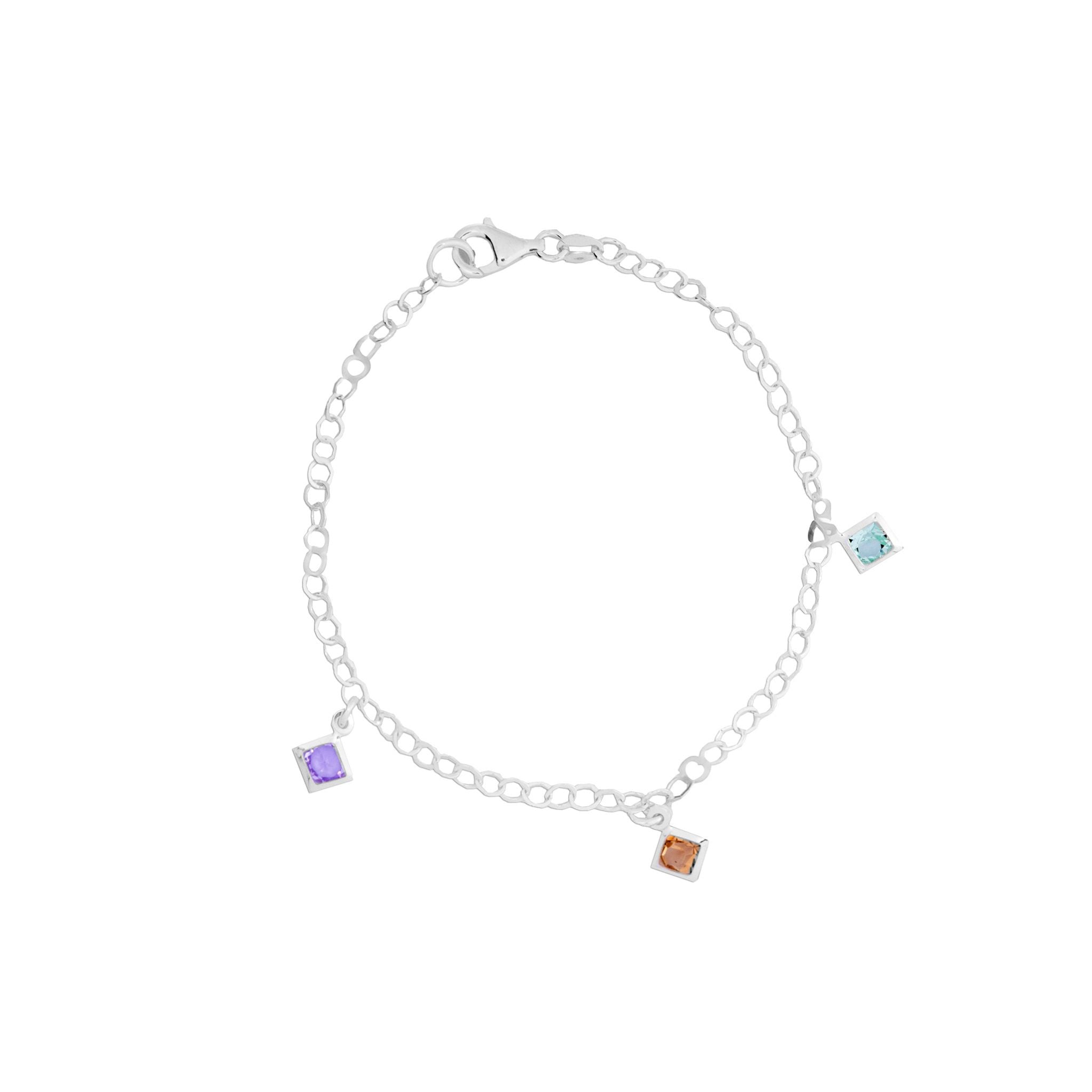 PULSERA CRISTALES COLGANTES